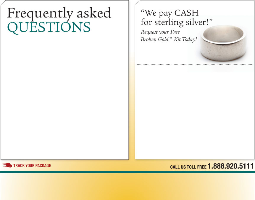 Turn Jewelry into CASH!  Call us now.  We'll pay you cash for class rings, old jewelry, and more!
